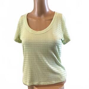 Pale Green Anthro Textured Top - Size M‎ NWT